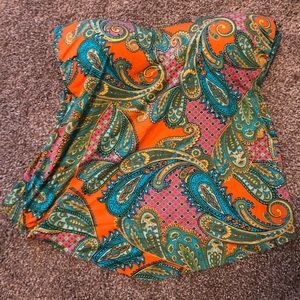 Bright colors Strapless  tankini swim top